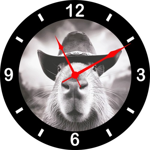 Ground hog with - hat, wall