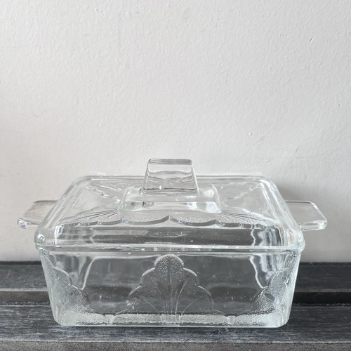 Art deco pressed glass - art,