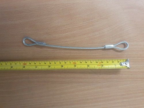 Wire rope lanyard strop - rope,