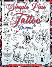 Simple line tattoo designs big - simple,