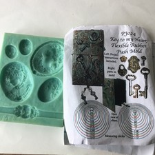  Best Flexible Rubber Push Mold Keys and Keyhole. Plus Cameo Mold 