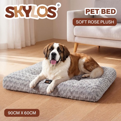Skylos plush dog bed - skylos, soft