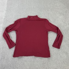 Cotton Traders Ladies Jumper Pink UK 18 High Neck Long Sleeve Casual Plain Used