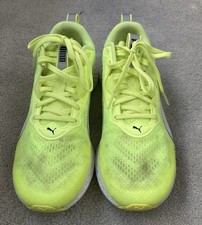 Puma Men’s Speed 500 2 Running Shoes Fizzy Yellow/white Size 6 Pre Owned