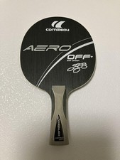 Cornilleau Aero OFF Plus Soft Carbon Table Tennis Paddle 6.1x5.9 in Flared Grip