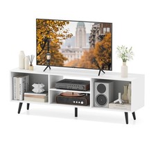 TV Stand Cabinet for 55 Inch TVs Wooden TV Unit Console Table