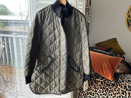 Dkny quilted coat army - quilted, green