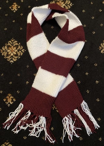 Football scarves hand - scarves, knitted