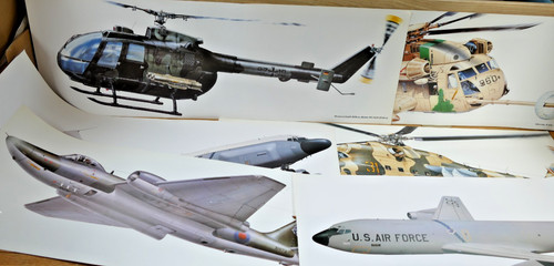Military aircraft art - military,