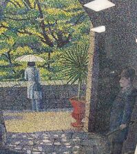 Lithograph Peter J Lee 1987 Silent Observers Signed Limited  49 of100  Framed