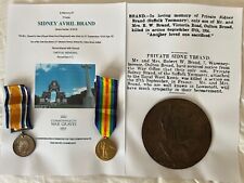 WW1 Medals Death Plaque KIA
