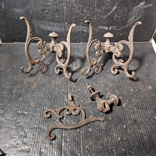 Pair ornate double antique - pair,