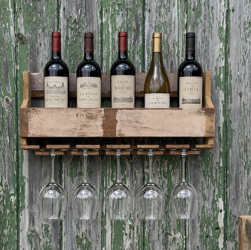 Rustic handmade wooden wall - wooden,