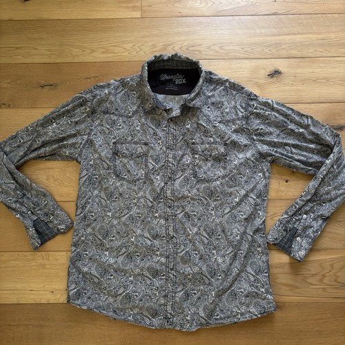 Wrangler 20x western shirt - wrangler,