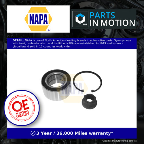 Wheel bearing kit - bearing, fits