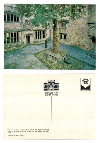 Postcard skipton castle - postcard,