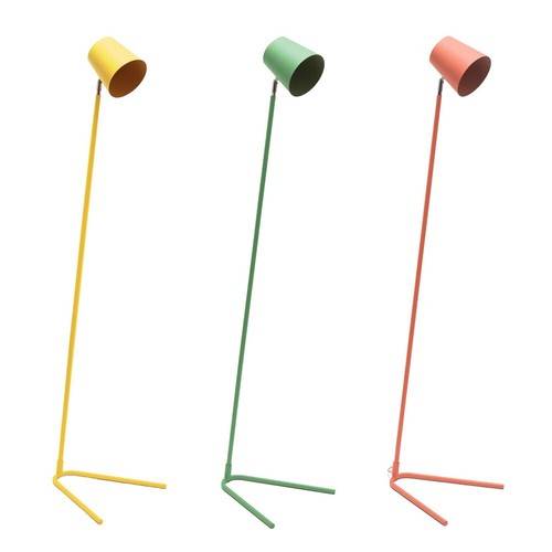 Metal floor lamp - metal,