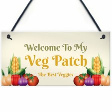 Novelty Vegetable Patch Sign