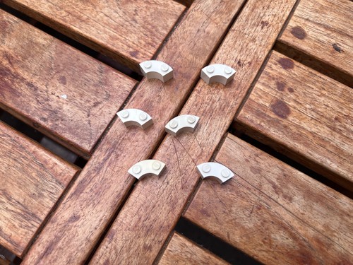 Lego vintage white - 6x,