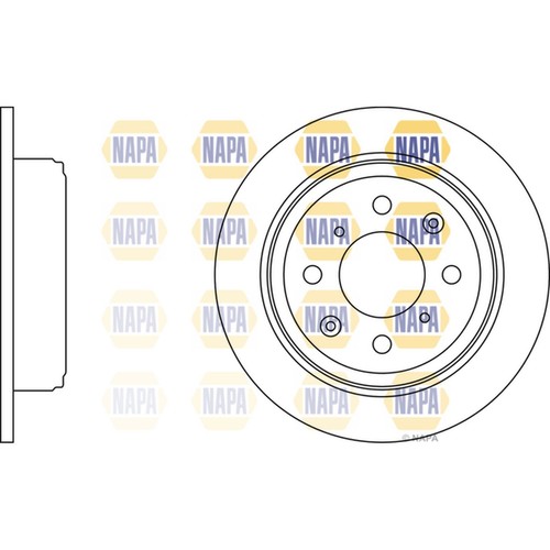 Brake discs solid - solid, honda