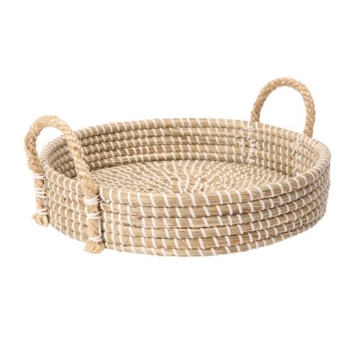 Sintra large round - round, seagrass
