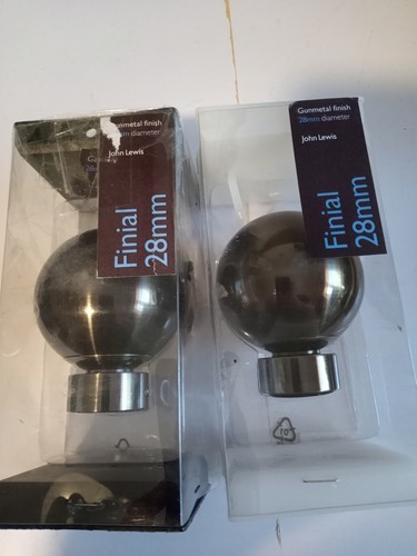 John lewis finials - 2, 28mm