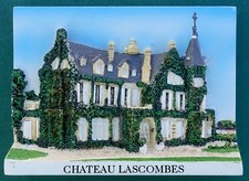 Souvenir Fridge Magnet Chateau Lascombes Winery Margaux Bordeaux France