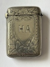 Antique Silver Plated Vesta