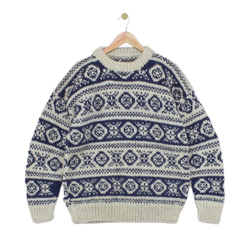 Vintage nordic jumper mens - nordic,