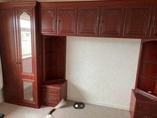 MFI Schreiber Brown Wardrobe