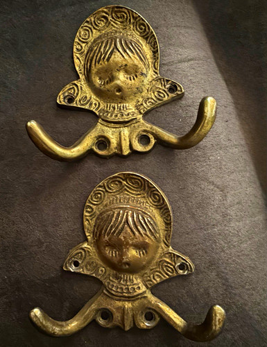Gold antique metal wall - antique,