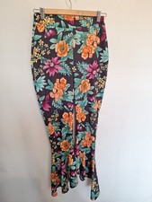 Boohoo Night Floral Flared