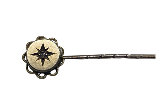 Victorian gold and diamond - 9k,