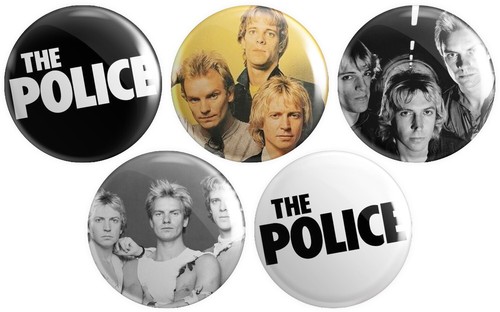 The police button - button, pin