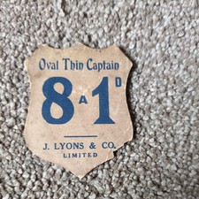 Antique Victorian shop ticket