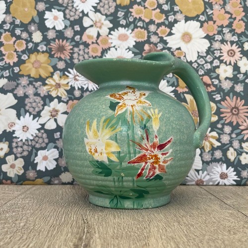 Mint green ceramic - jug, vase