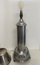 Retro vintage Art Deco aluminium  rocket Lamp 