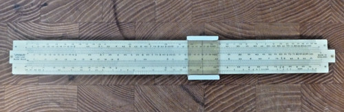 Unique slide rule - unique,