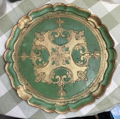 Florentine tray circular - tray,