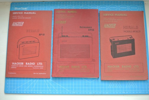 Vintage hacker service manuals - vintage,