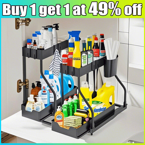 Tier under sink storage - tier,