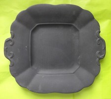 Wedgwood Black Basalt Jasperware Cake Dish