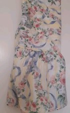 Marks and Spencer St Michael Charleston garden PlatformValence sheet Single bed 