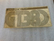Suzuki GT 380 Owner's Manual