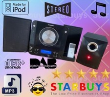Compact Mini Micro Hi-Fi System Wi iPod Dock CD Player DAB/FM Radio & Subwoofer
