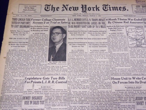 1951 march new york - new,