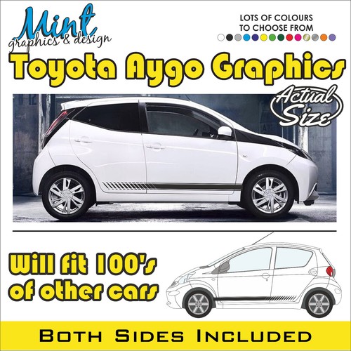 Toyota aygo side stripes - stripes, 3/5dr