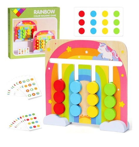 Colorful wooden learning - wooden,