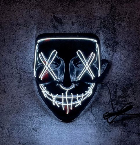 Led halloween mask scary - led,