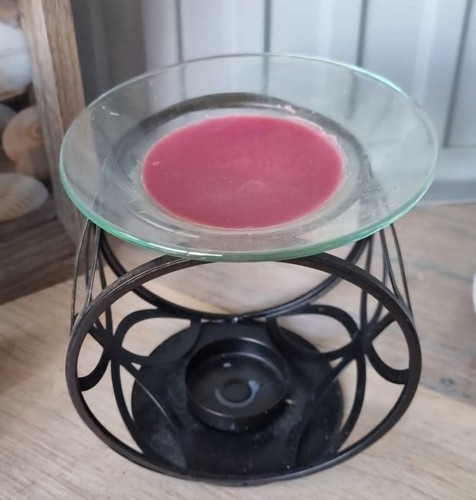 Partylite metal wax melt - wax, oil